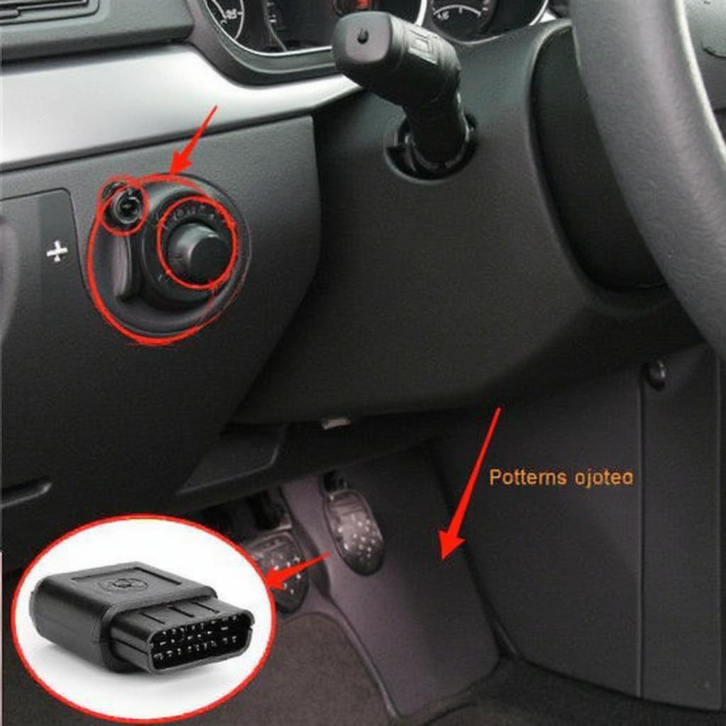 OBD2 Port Location in a VW Jetta 2006