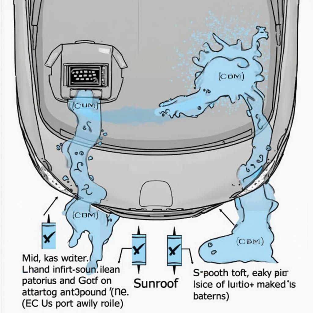 OBD2 Port Location and Potential Water Leak Sources