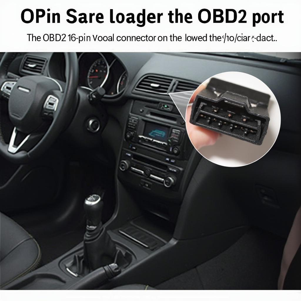 OBD2 Port Under Dashboard