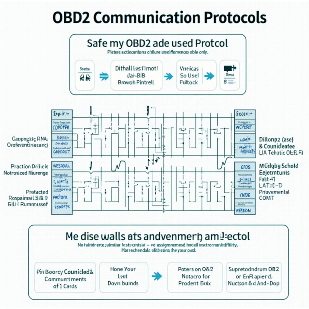 Diagram of OBD2 Communication Protocols