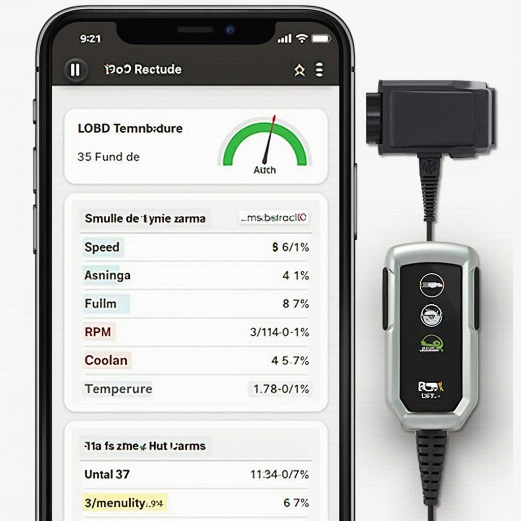 OBD2 Reader App Interface