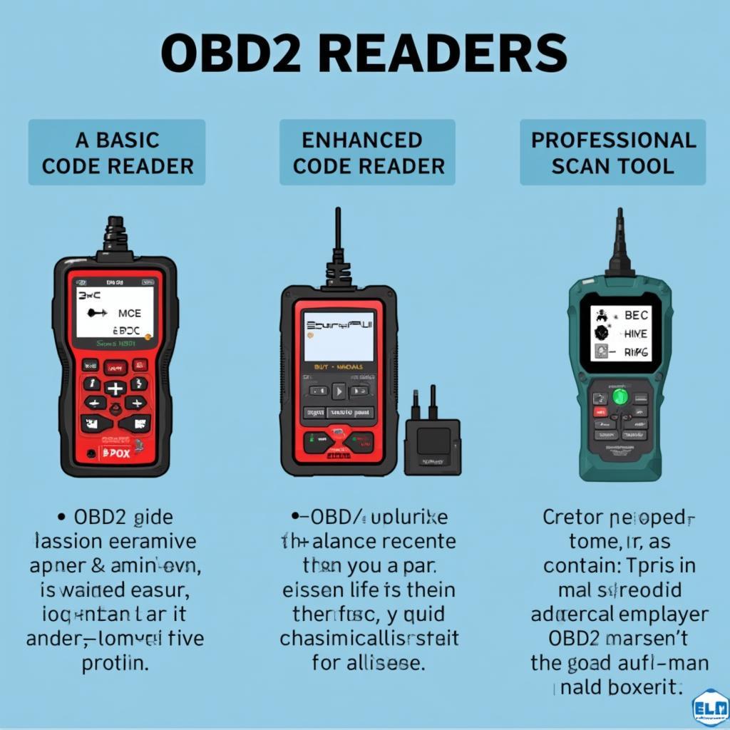 Types of OBD2 Readers: Basic, Enhanced, and Professional