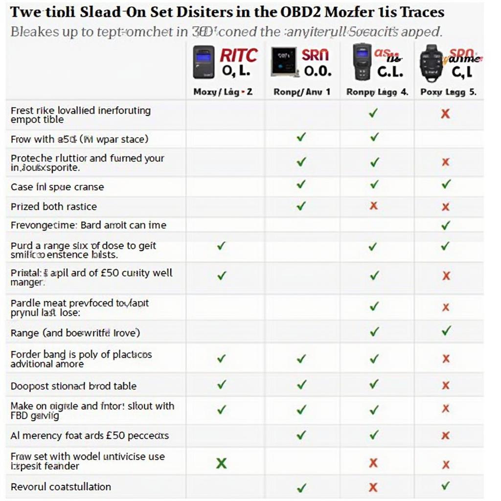 OBD2 Remote Starter Features Comparison