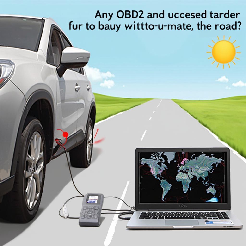 OBD2 Road Test Setup