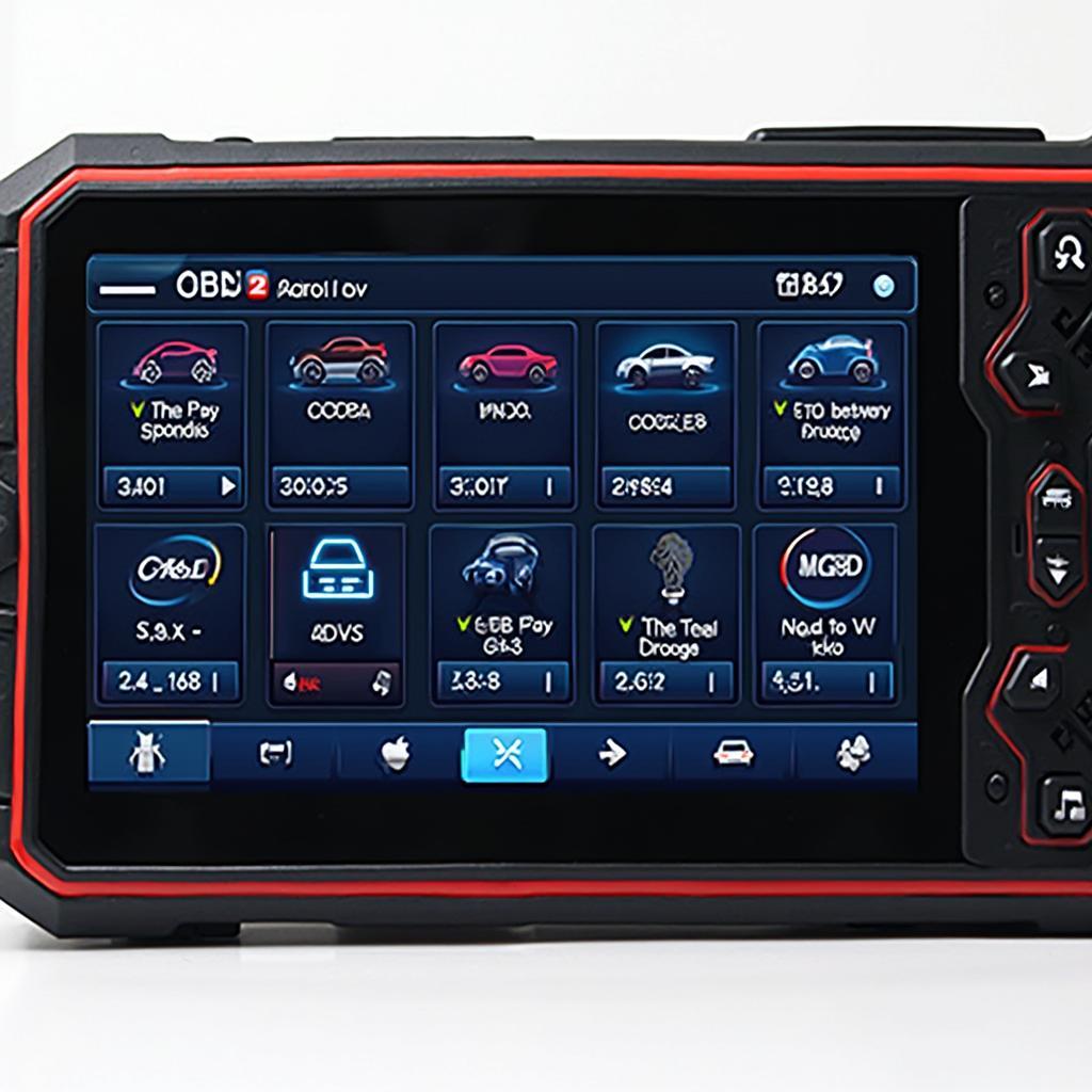 OBD2 Scan Tool Software Interface