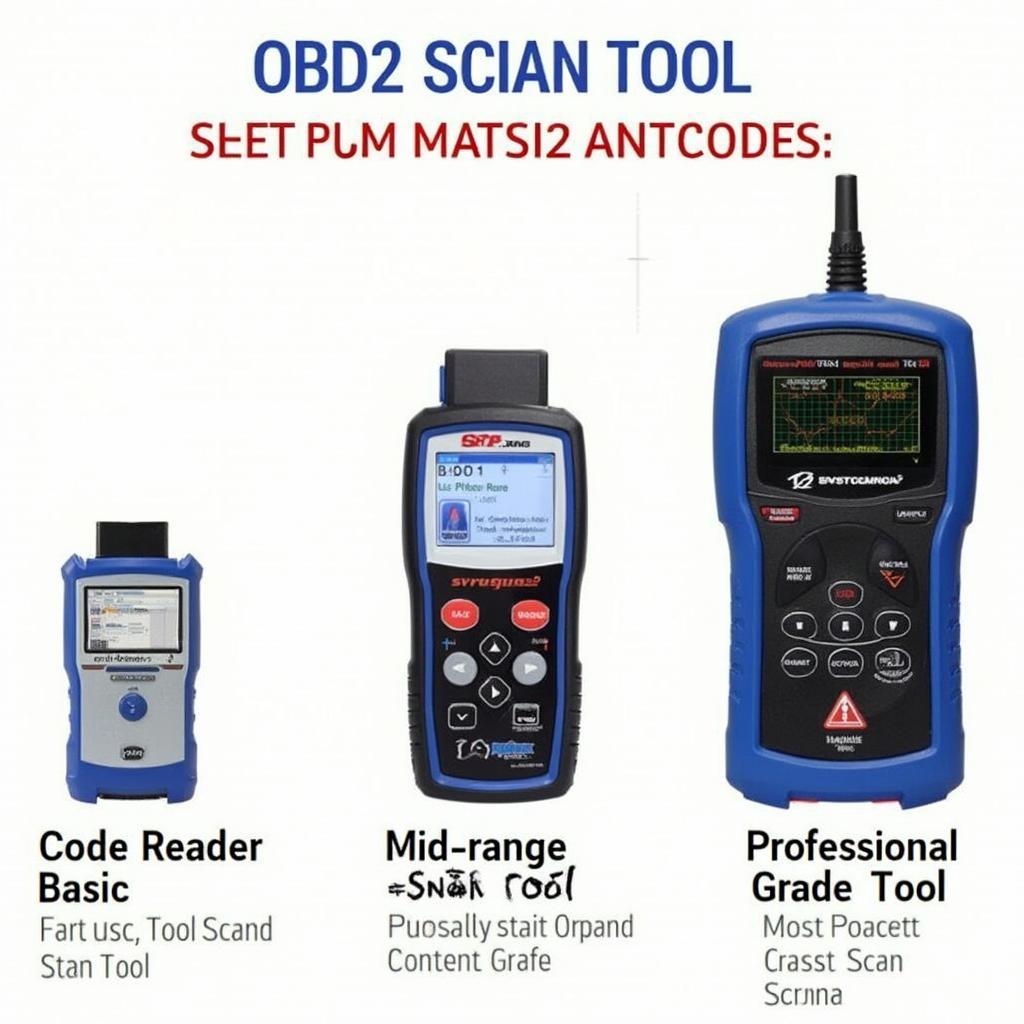 Types of OBD2 Scan Tools: Basic, Mid-Range, and Advanced