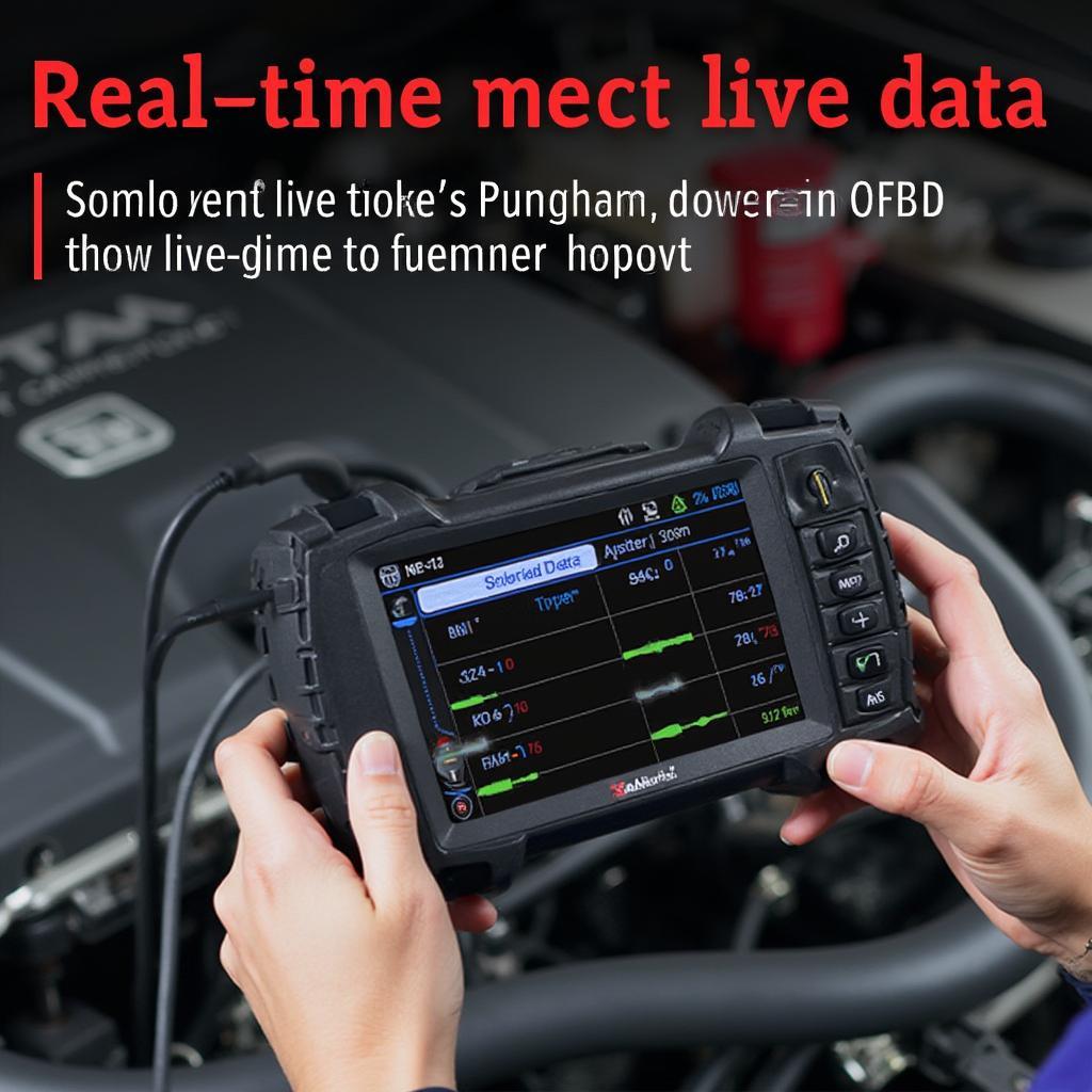 OBD2 Scanner Live Data Display