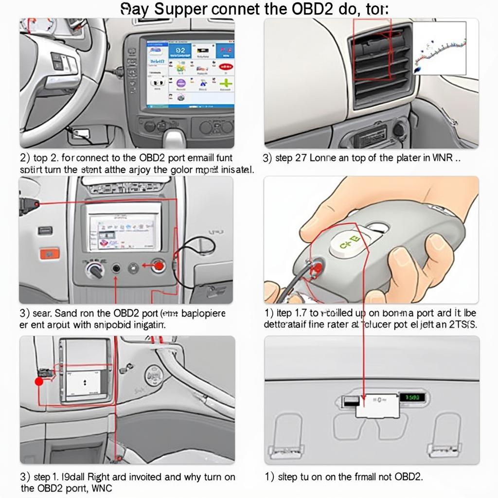 Connecting an OBD2 Scanner to a W7 Vehicle for ABS and SRS Diagnostics