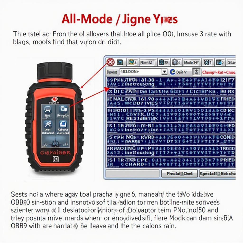 OBD2 Scanner All Mode Display