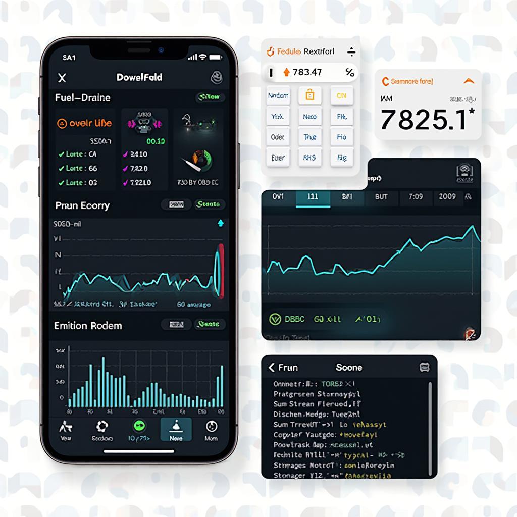 OBD2 Scanner App Displaying Advanced Data and Graphs