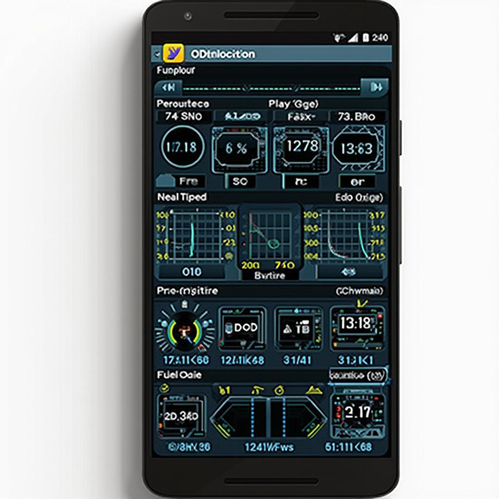 OBD2 Scanner App Interface on Android