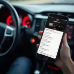 OBD2 Scanner App Reading DTC Codes