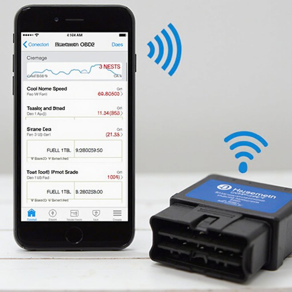 OBD2 Scanner Bluetooth Connectivity with Smartphone App