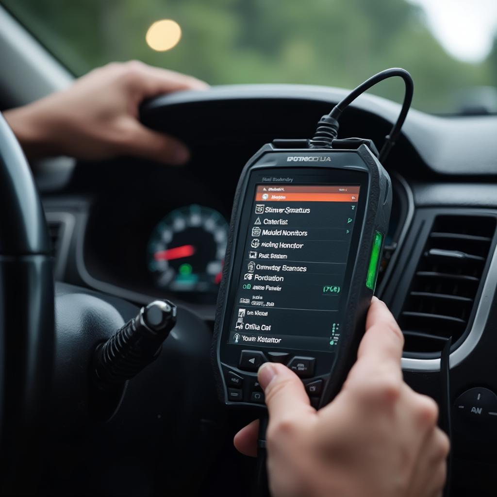 Using an OBD2 Scanner to Check Readiness Monitors