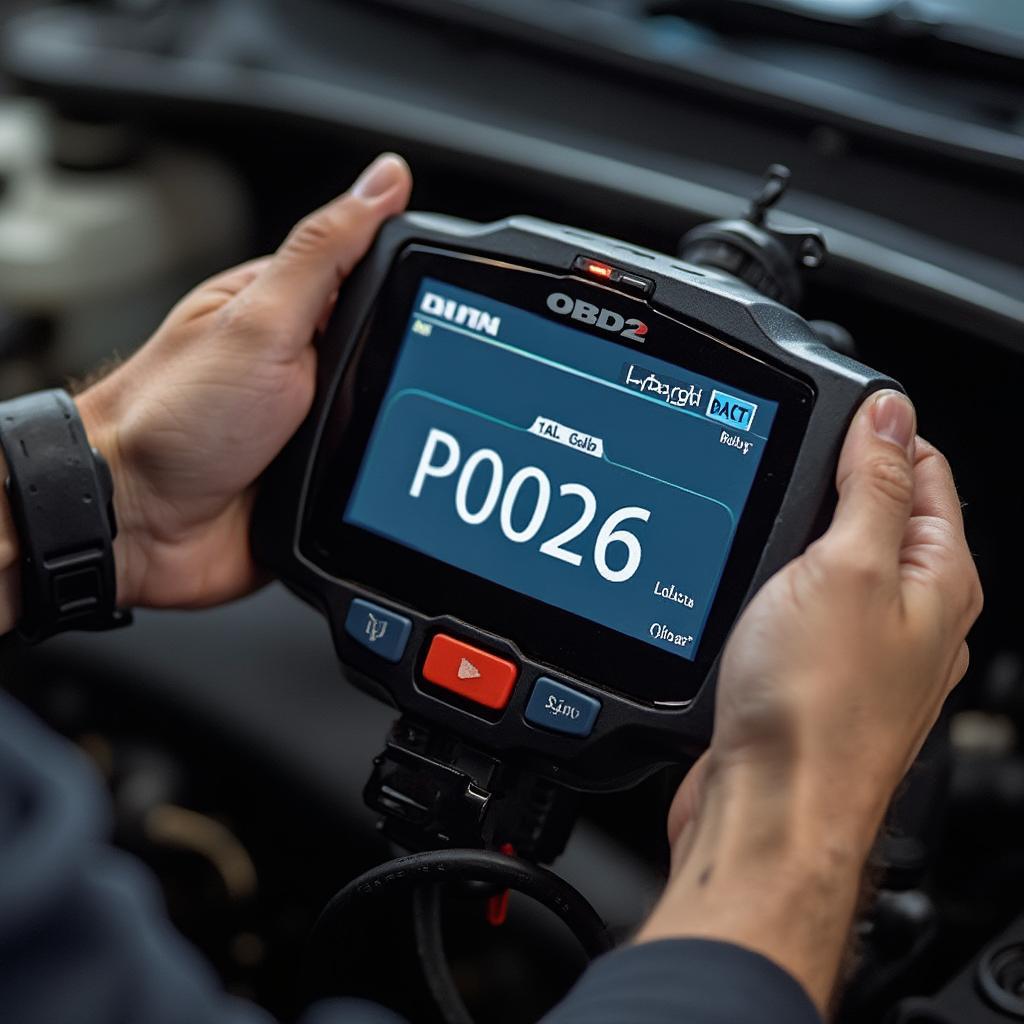 Using an OBD2 Scanner to Check the P0026 Code