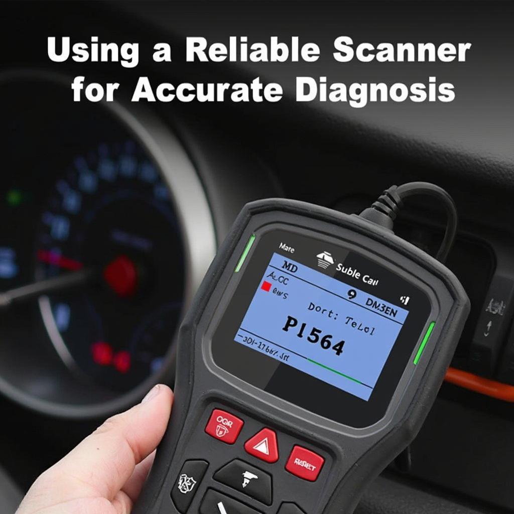 OBD2 Scanner Checking P1564 Code