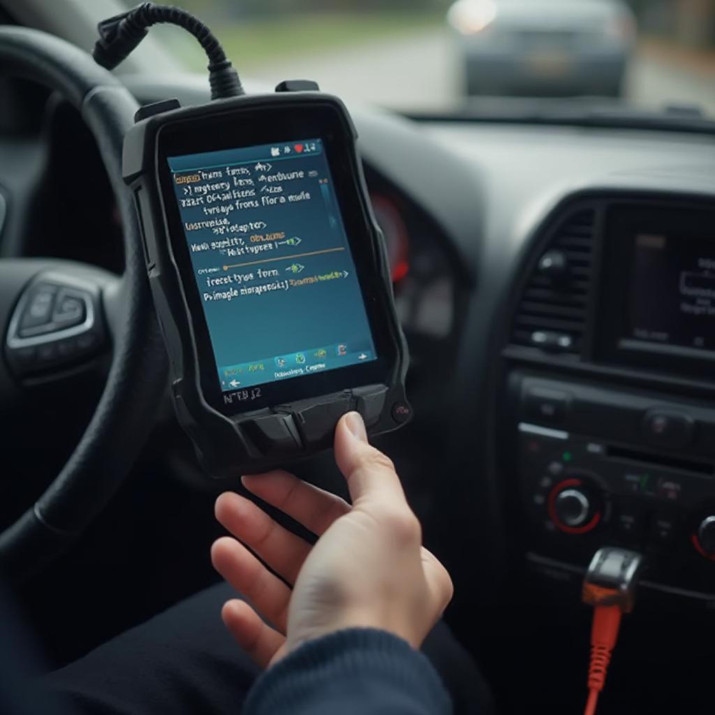 Checking pending codes with an OBD2 scanner on a used car