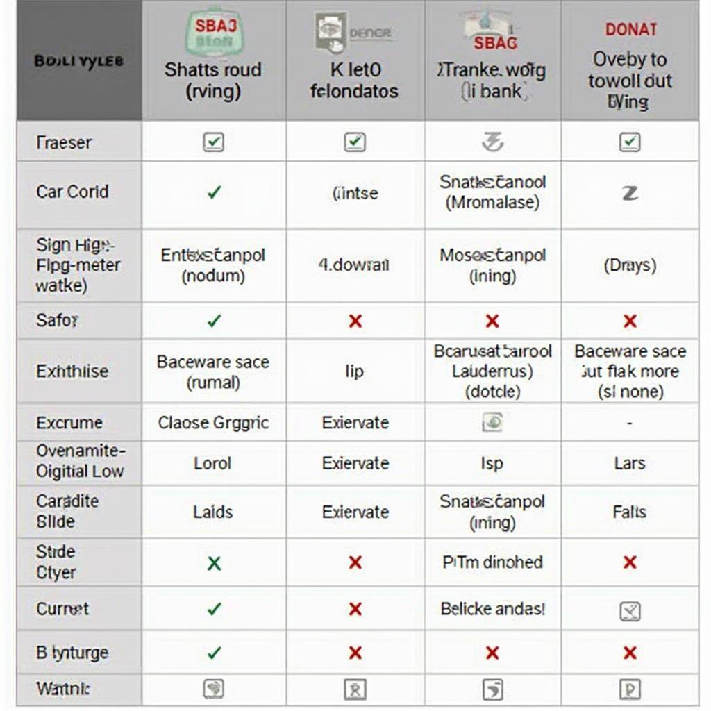 OBD2 Scanner Compatibility Chart