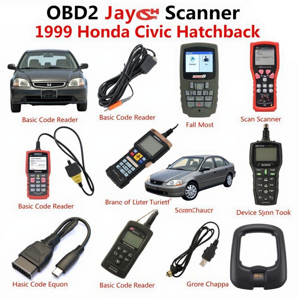 OBD2 Scanner Compatible with 1999 Civic Hatch