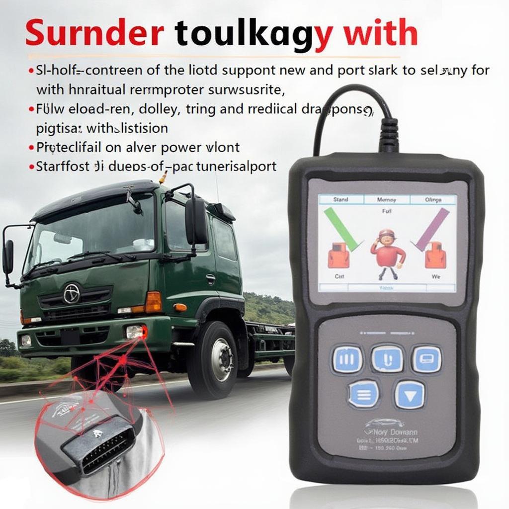 OBD2 Scanner Compatible with Hino 338