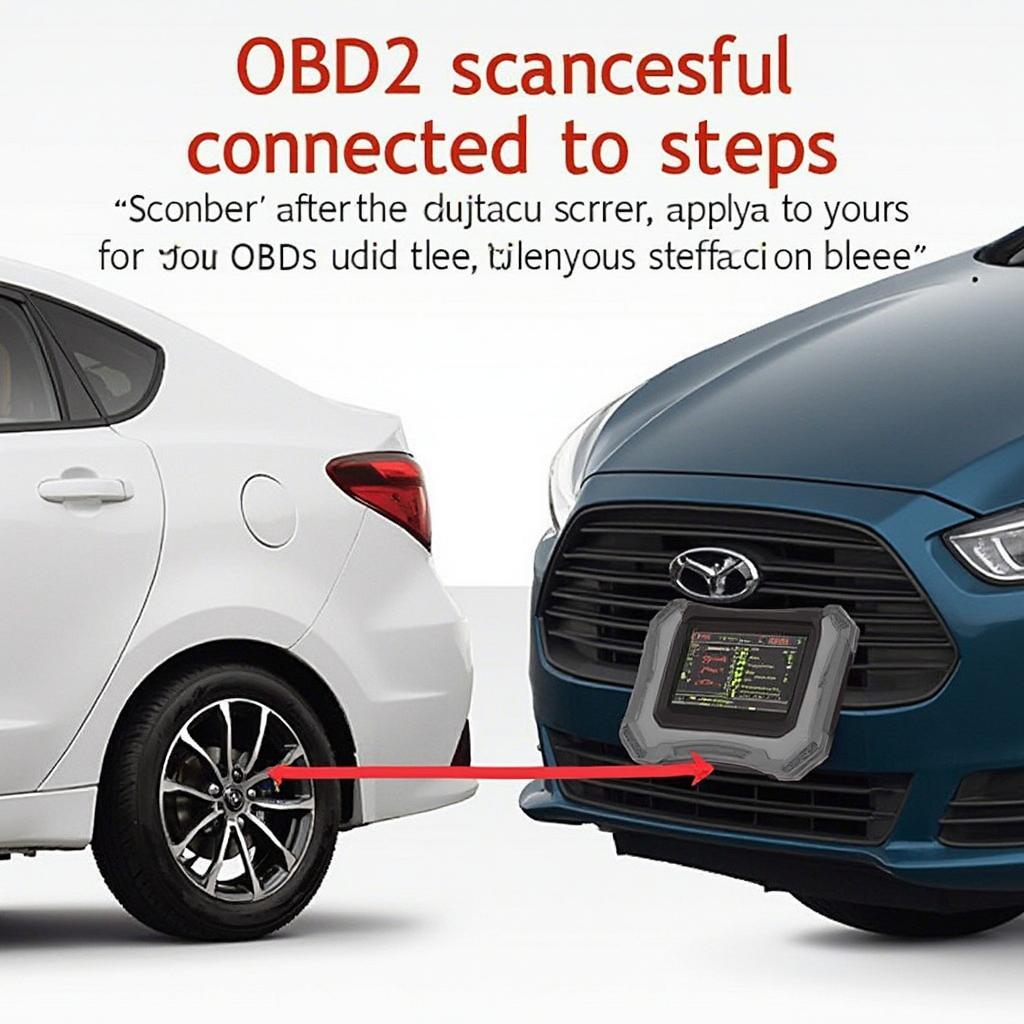 OBD2 Scanner Connected to Port