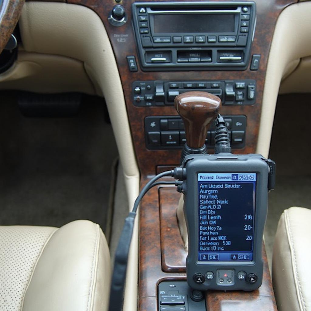 OBD2 Scanner Connected to 1995 Lexus LS400