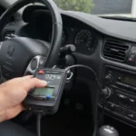 OBD2 Scanner Connected to 1997 Accord