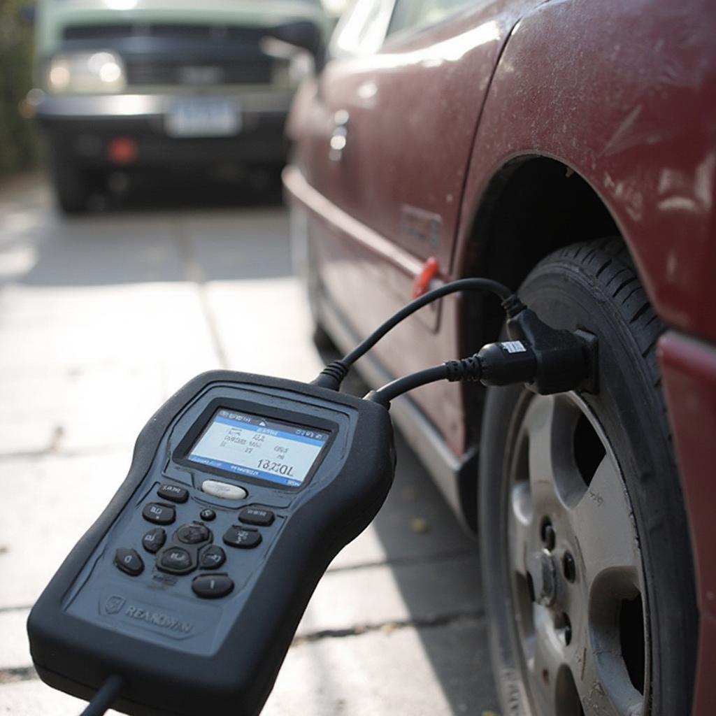 OBD2 Scanner Connected to 1999 Chevy Monte Carlo