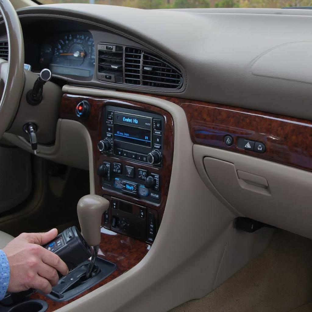 OBD2 Scanner Connected to 2001 Buick LeSabre