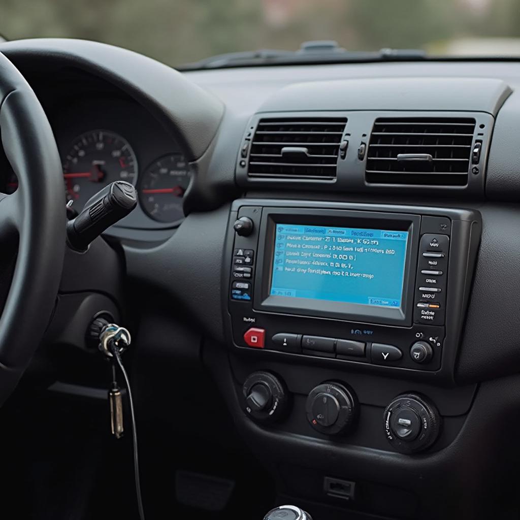 OBD2 Scanner Connected to 2001 Honda CRV