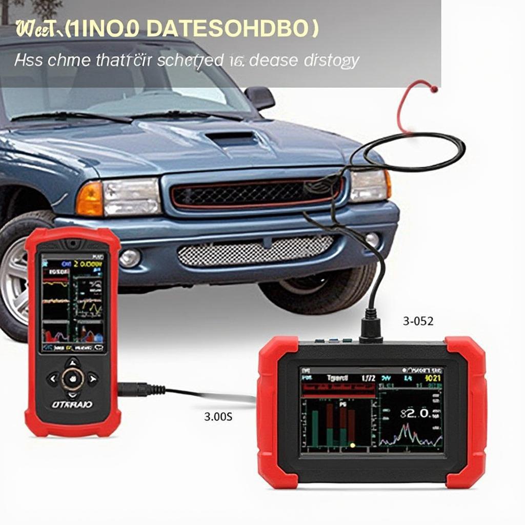 OBD2 Scanner Connected to a 98 Dodge Dakota