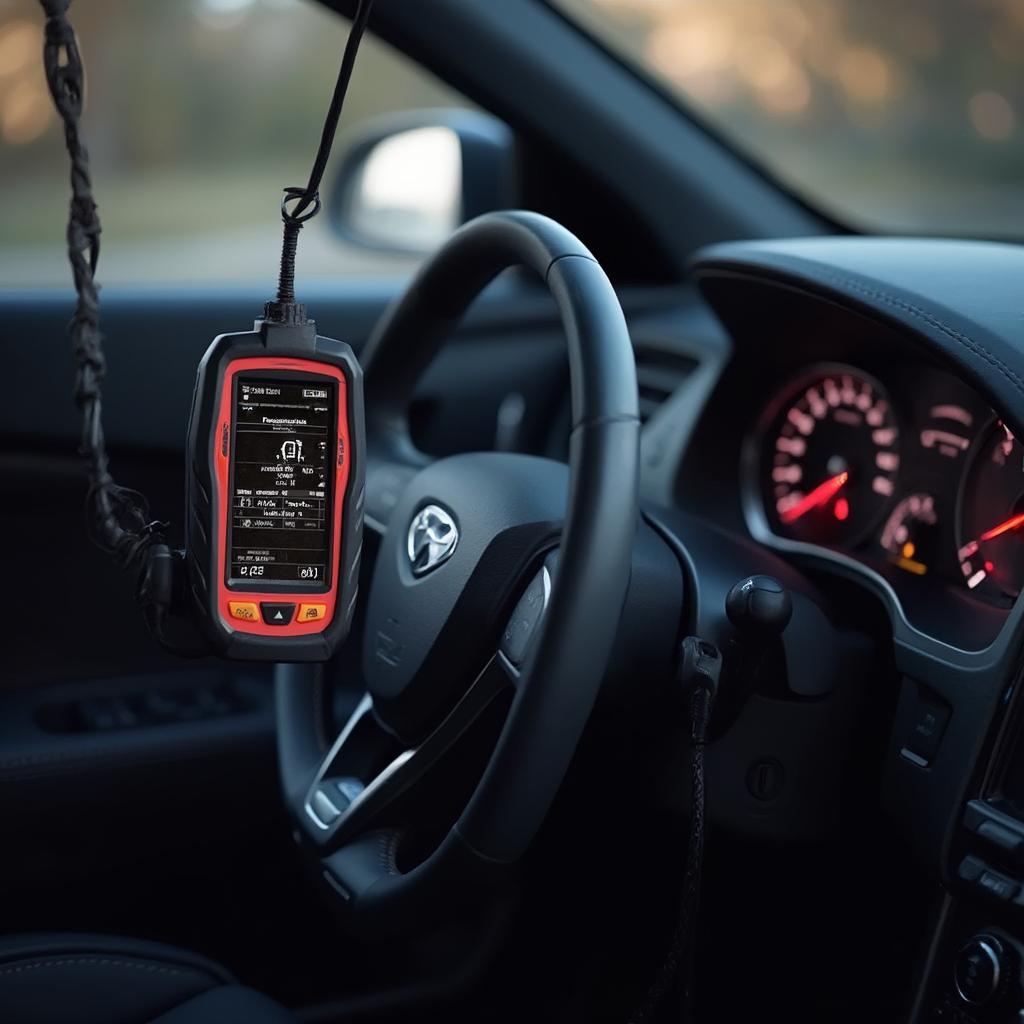 Connecting OBD2 Scanner to Car