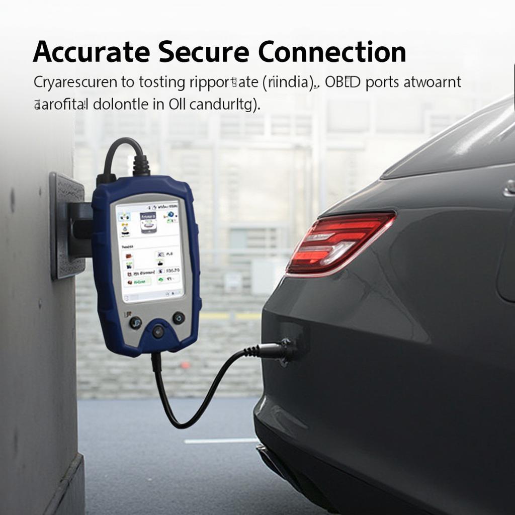 OBD2 Scanner Connected to Car