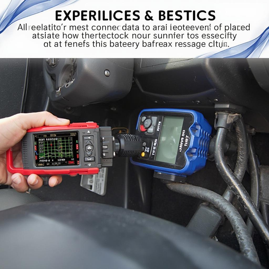 OBD2 Scanner Connected to a Car's OBD2 Port