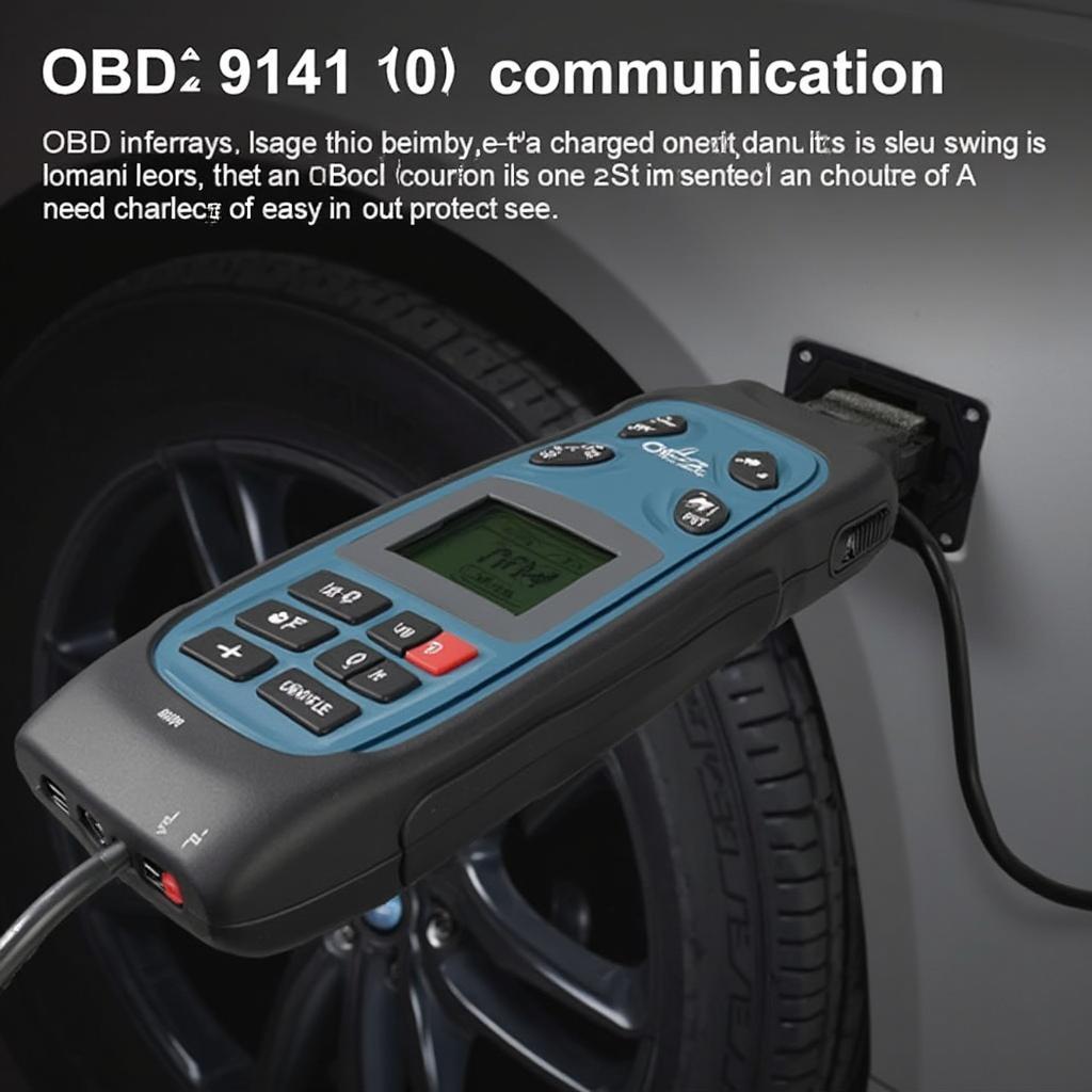 OBD2 Scanner Connected to Car using ISO 9141