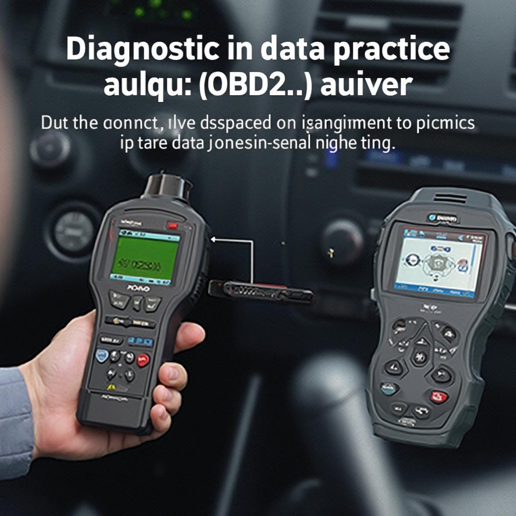 OBD2 Scanner Connected to Delphi MT22.1.1