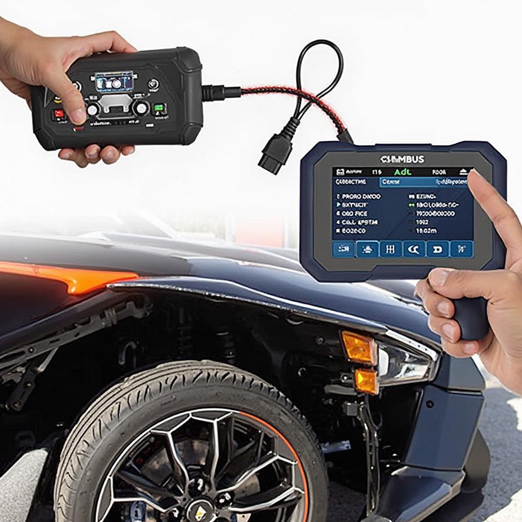 OBD2 Scanner Connected to Polaris Slingshot