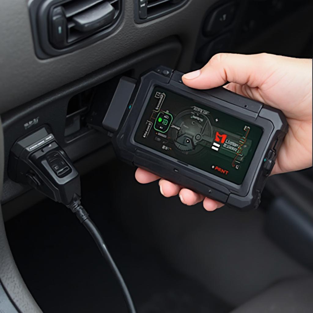 Connecting an OBD2 Scanner to a Car's OBD2 Port