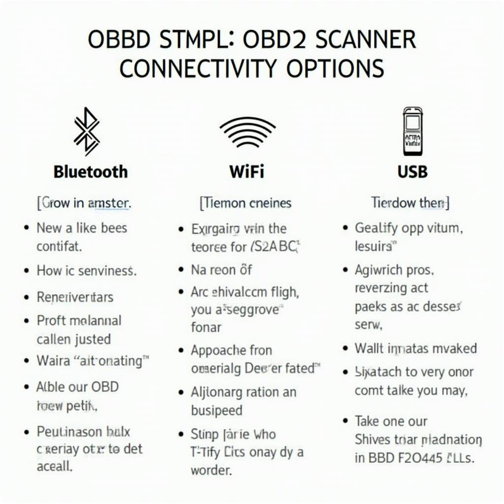 OBD2 Scanner Connectivity Options