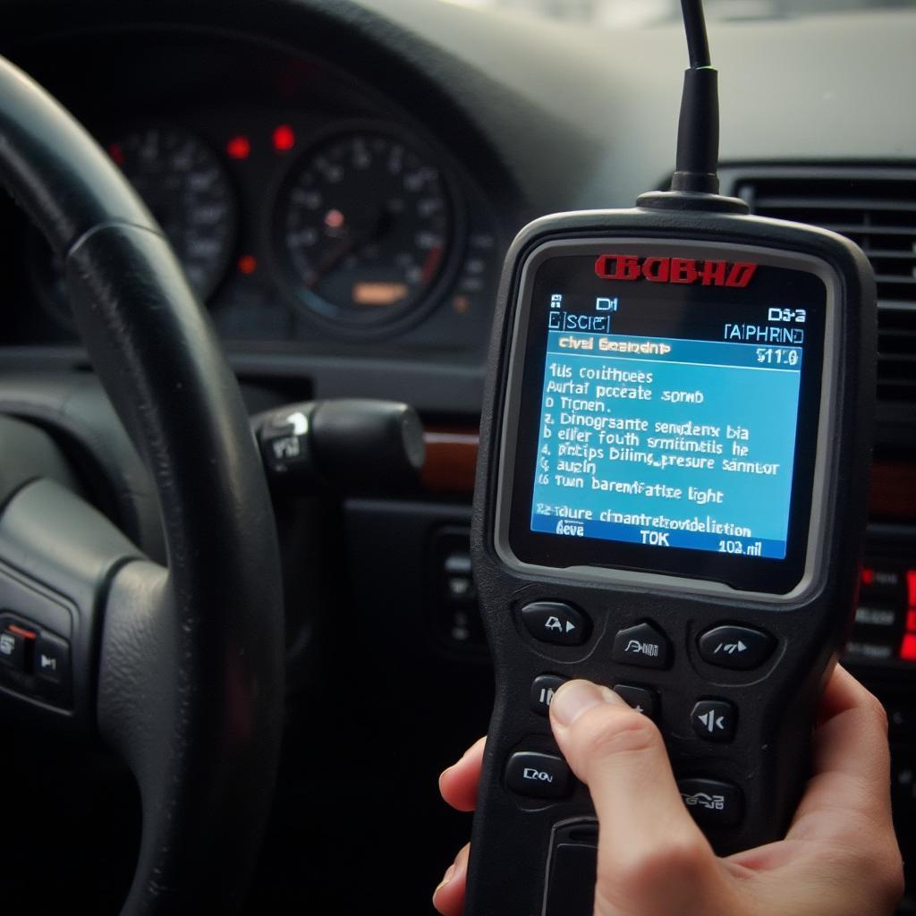 OBD2 Scanner Diagnosing E30