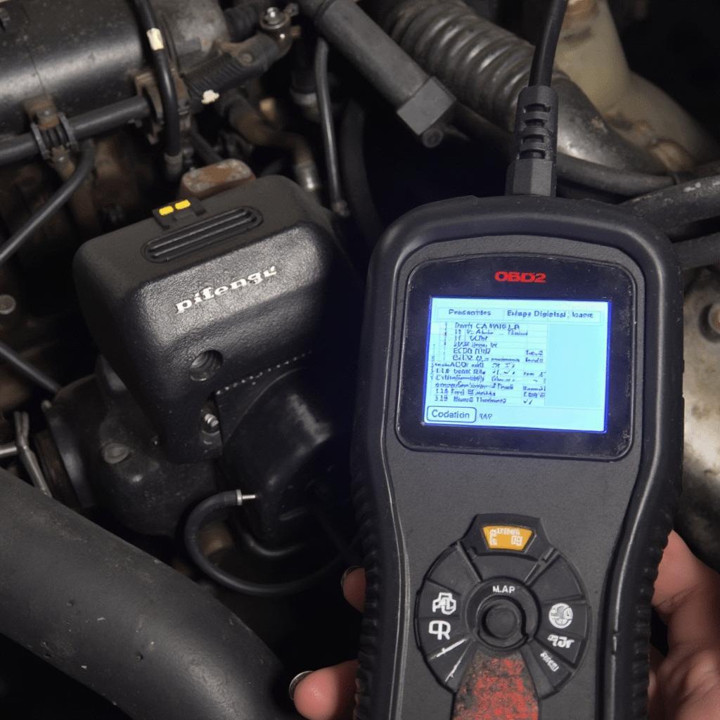 OBD2 Scanner Diagnosing LT1