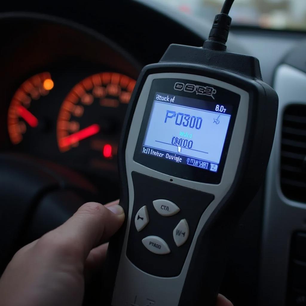 OBD2 Scanner Diagnosing P0300