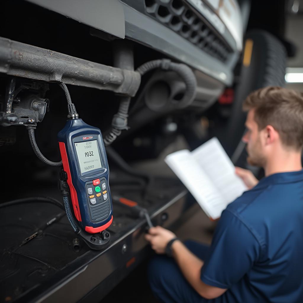 Using an OBD2 Scanner to Diagnose P0332 on a GMC Truck