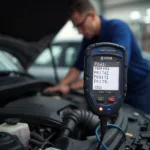 OBD2 Scanner Diagnosing P0442, P0172, and P0175