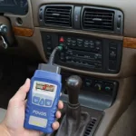 OBD2 Scanner Diagnosing P0455 on a Mercury Grand Marquis