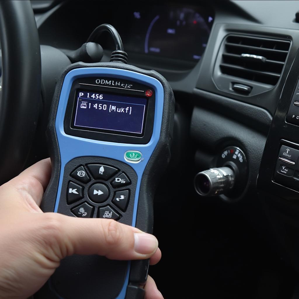 Using an OBD2 Scanner to Diagnose P1456 Code in a Honda Civic