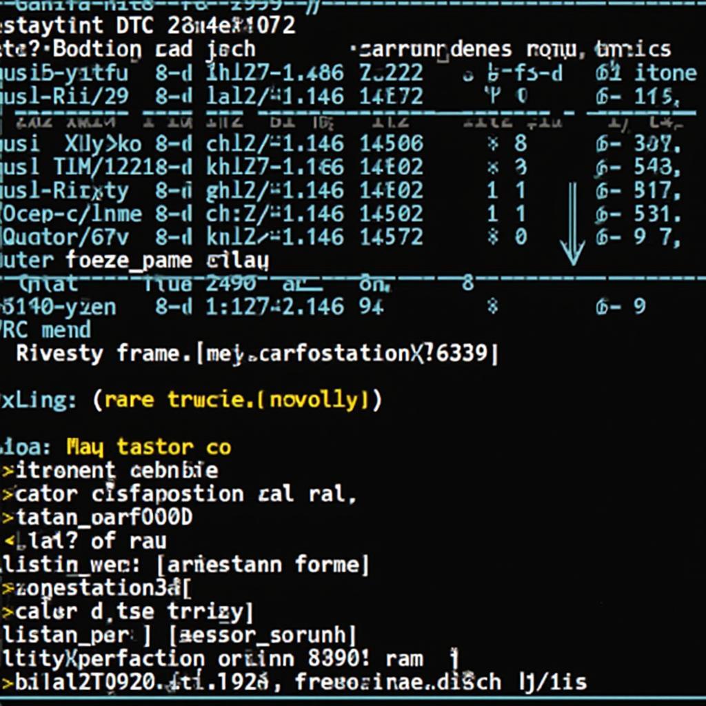 OBD2 Scanner Diagnostic Data