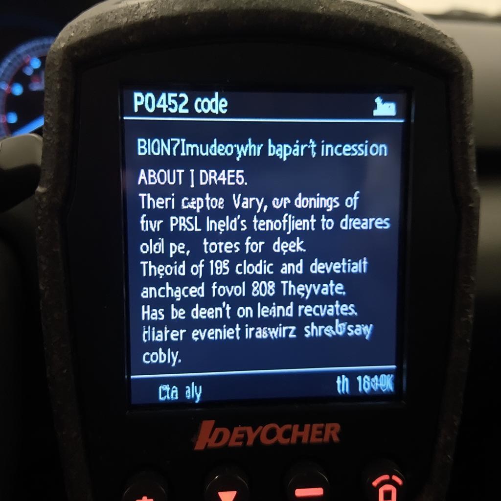 OBD2 Scanner Displaying Cleared P0456 Code