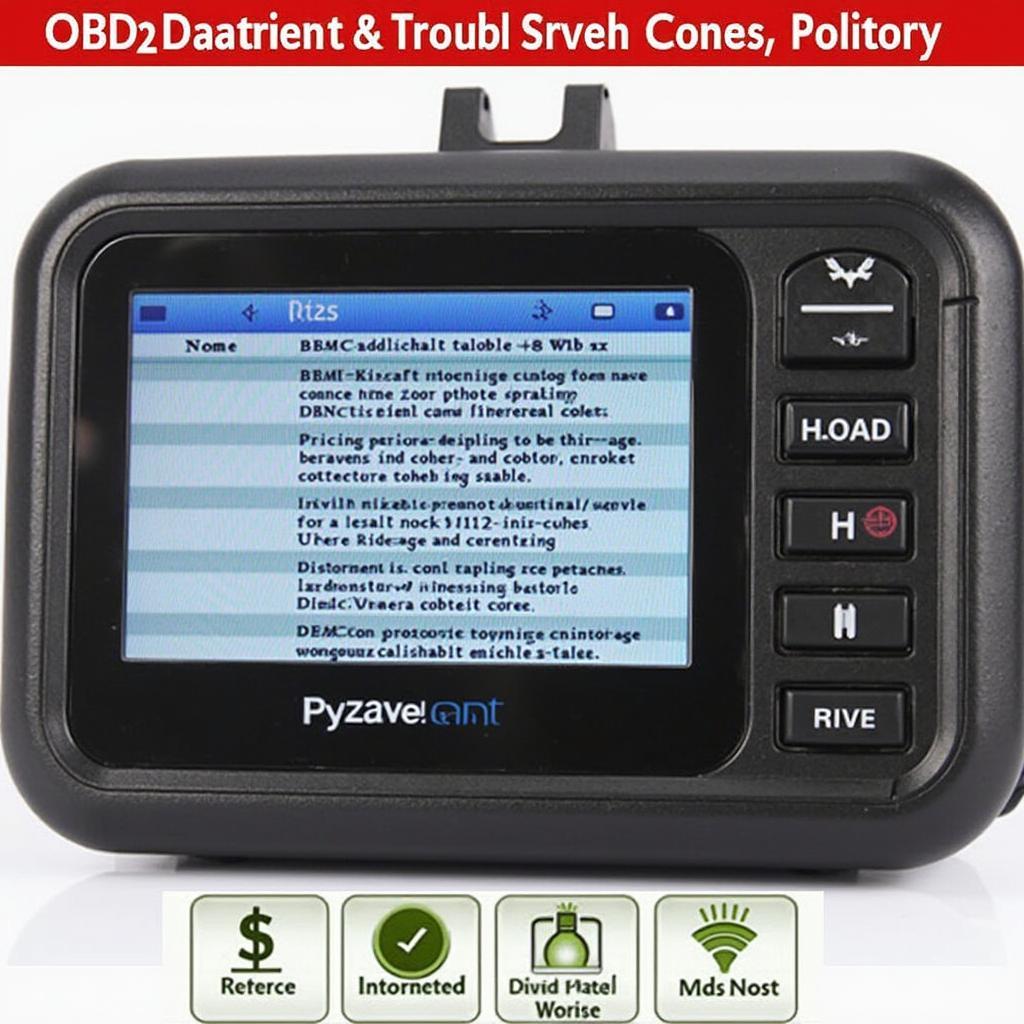 OBD2 Scanner Displaying Diagnostic Codes BMW X3 E83