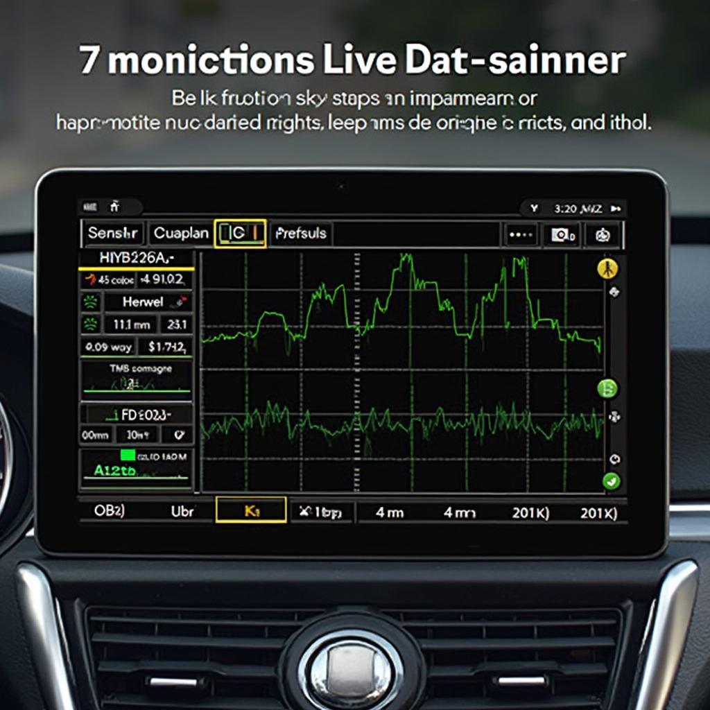 OBD2 Scanner Displaying Live Data